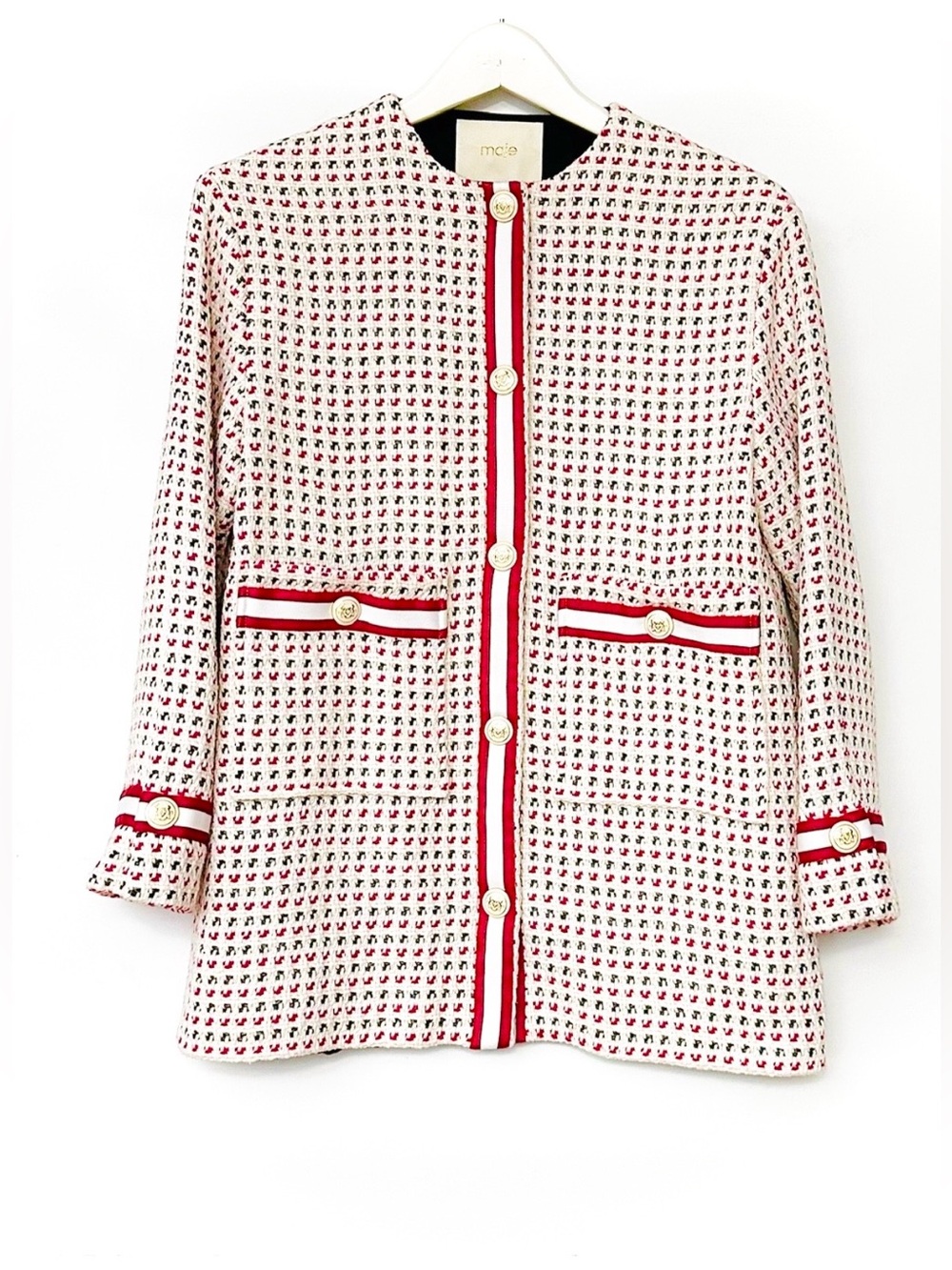 Maje Tweed Jacket - Picture 3 of 8